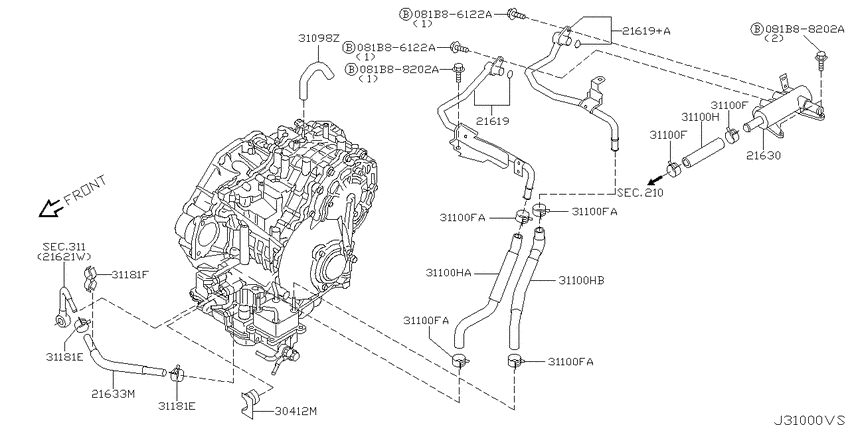 Auto transmission,transaxle & fitting