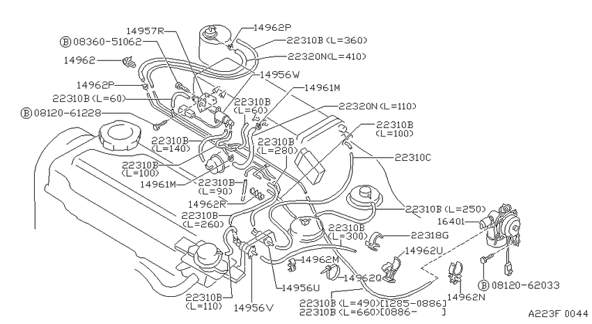 Vacuum piping