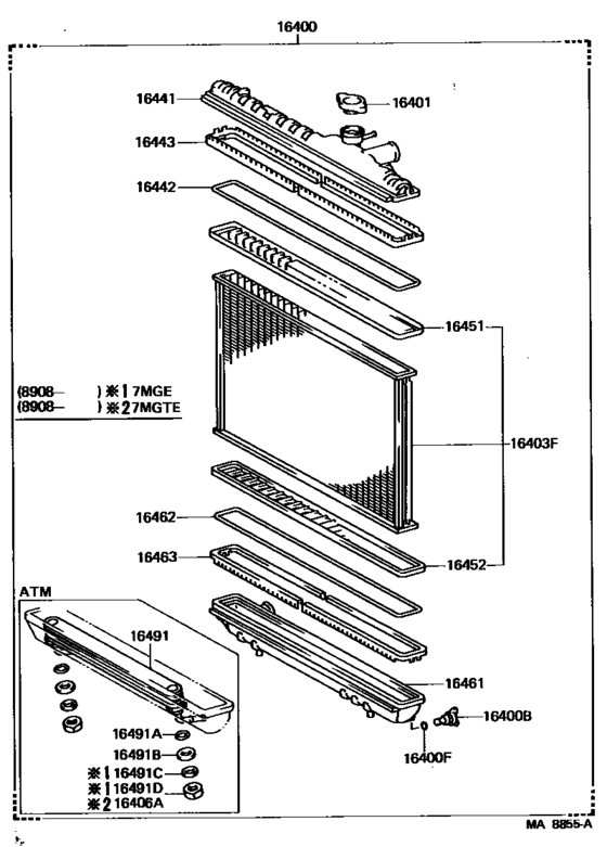Radiator & Water Outlet