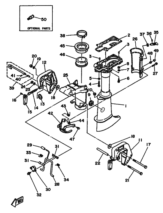Upper casing & bracket