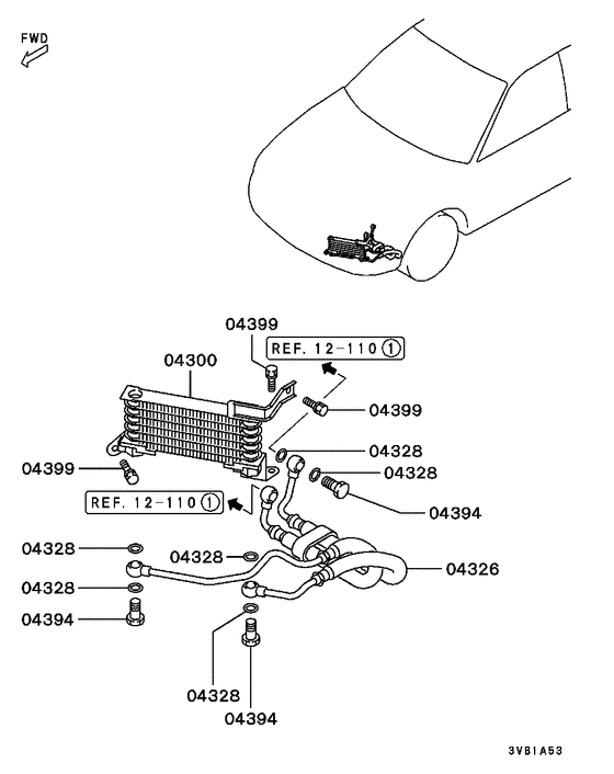 Oil cooler tube