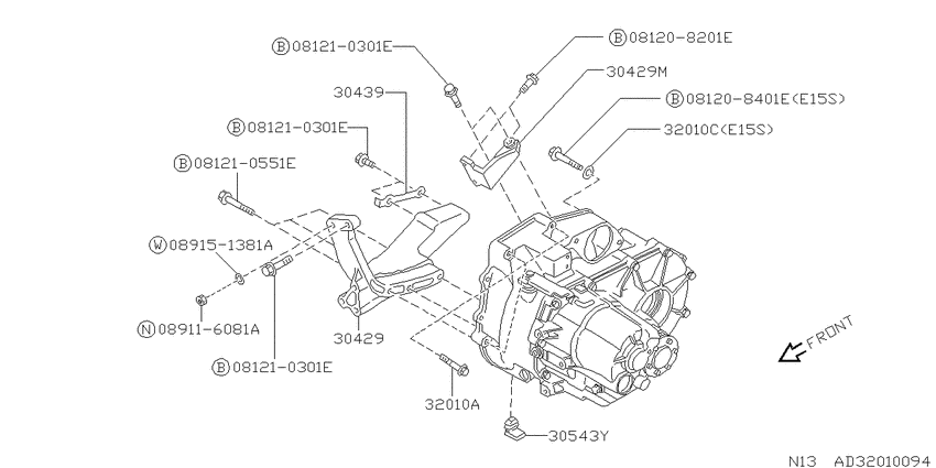 Transmission & transaxle assembly