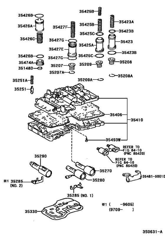 Valve Body & Oil Strainer (Atm)