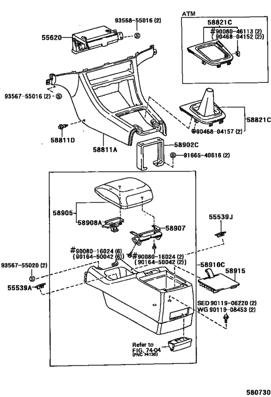 Console Box & Bracket