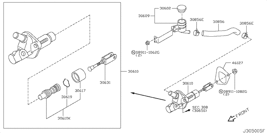 Clutch master cylinder