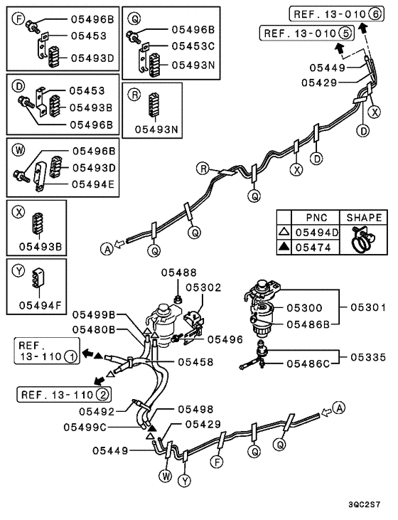 Fuel line & vapor gas control