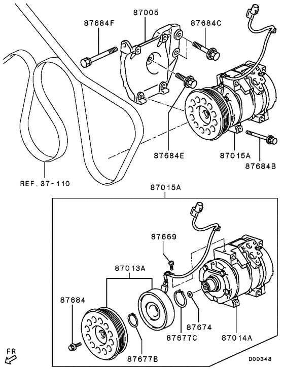 A/c condenser, piping