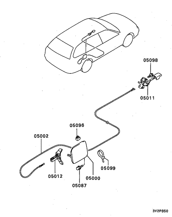Fuel filler lid & lock