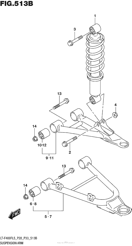 Suspension Arm (Lt-F400Fl5 P33)