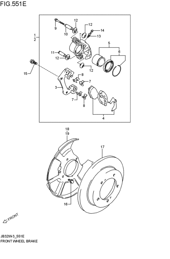 front wheel brakes