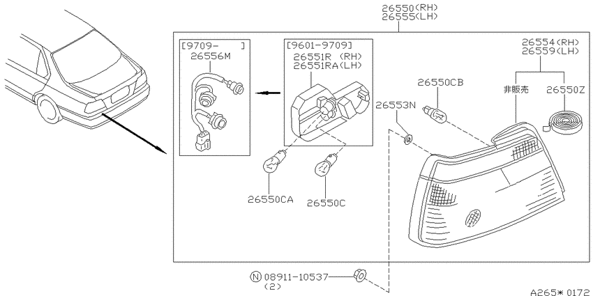 Rear combination lamp