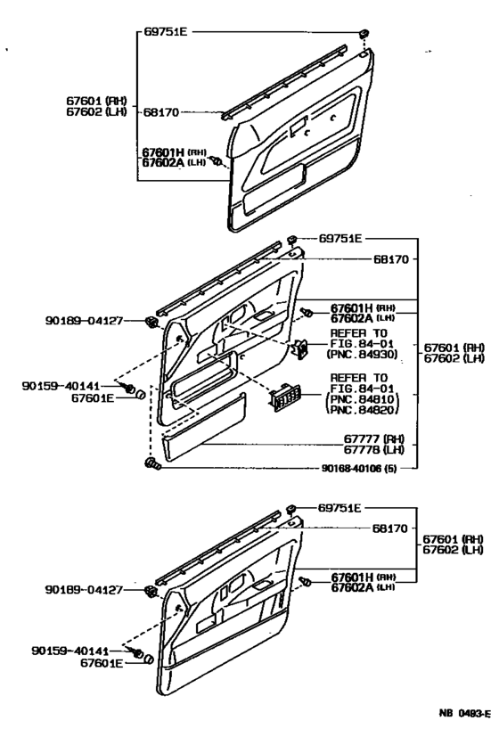 Front Door Panel & Glass