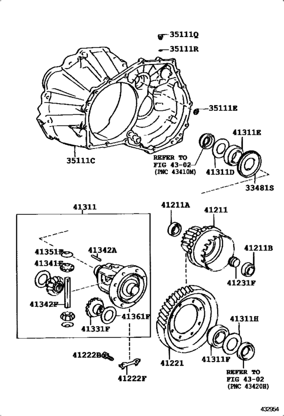 Front Axle Housing & Differential