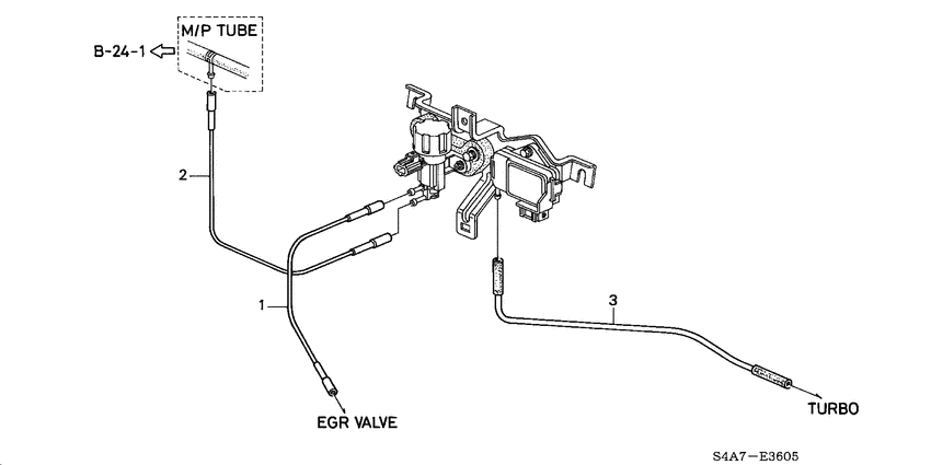 Egr valve pipe