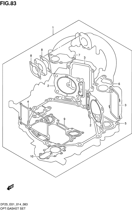 Opt:gasket set