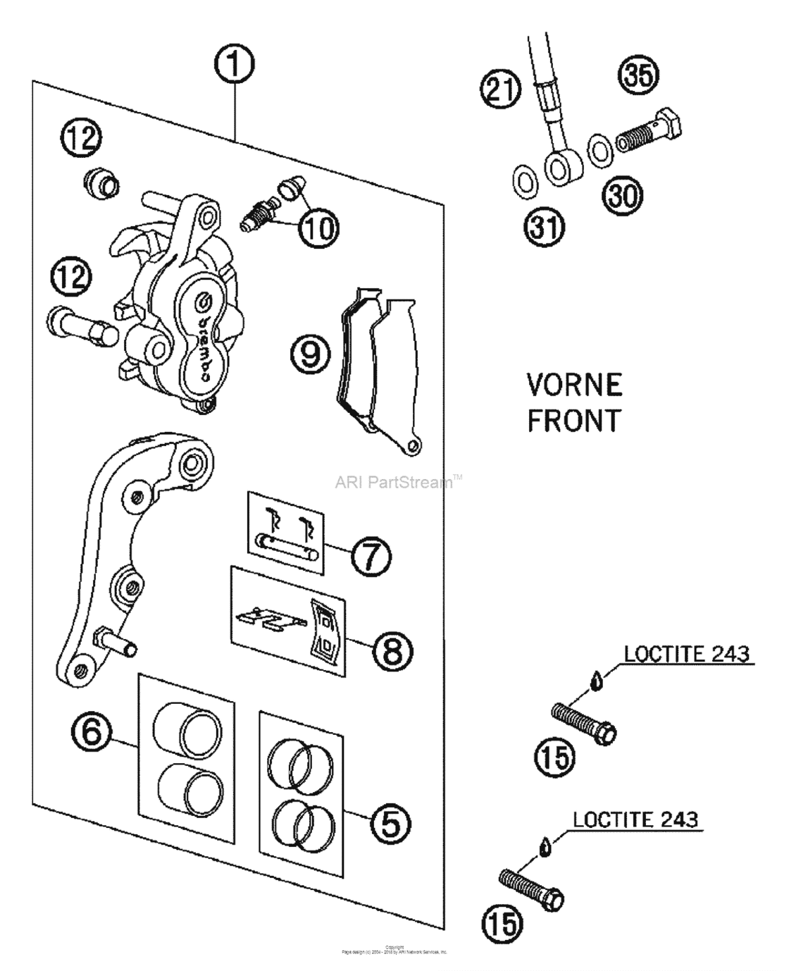 Brake Caliper Front
