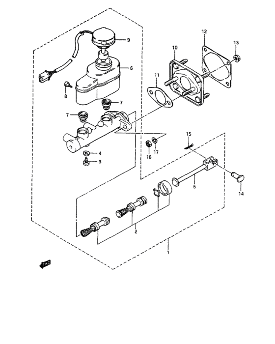 Brake master cylinder