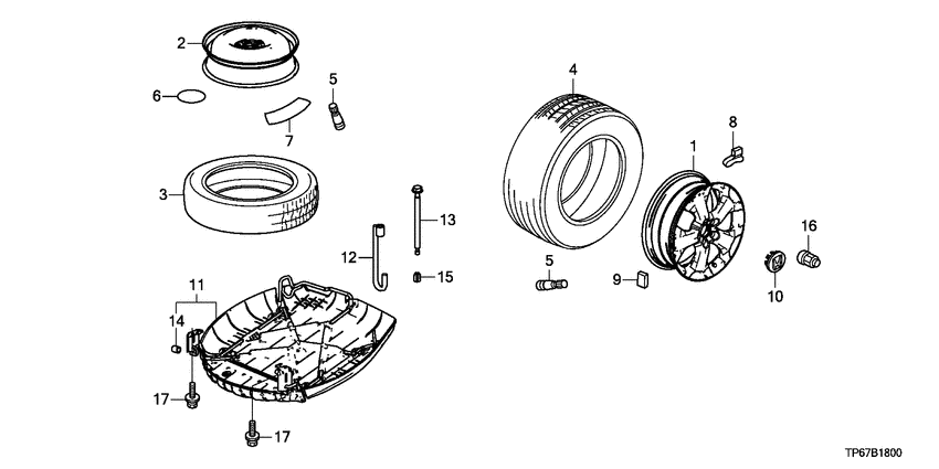Tire/wheel disks