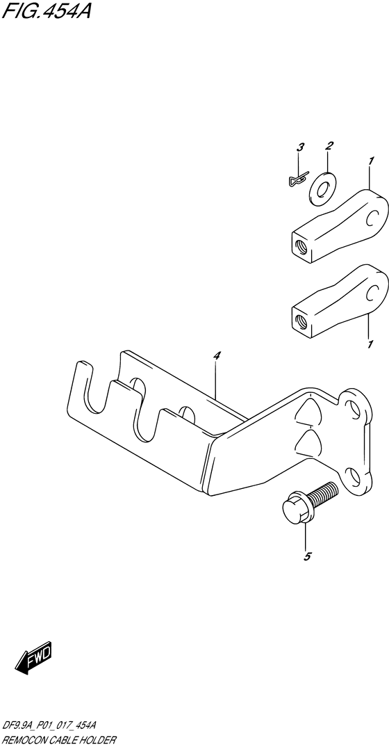 Remocon cable holder