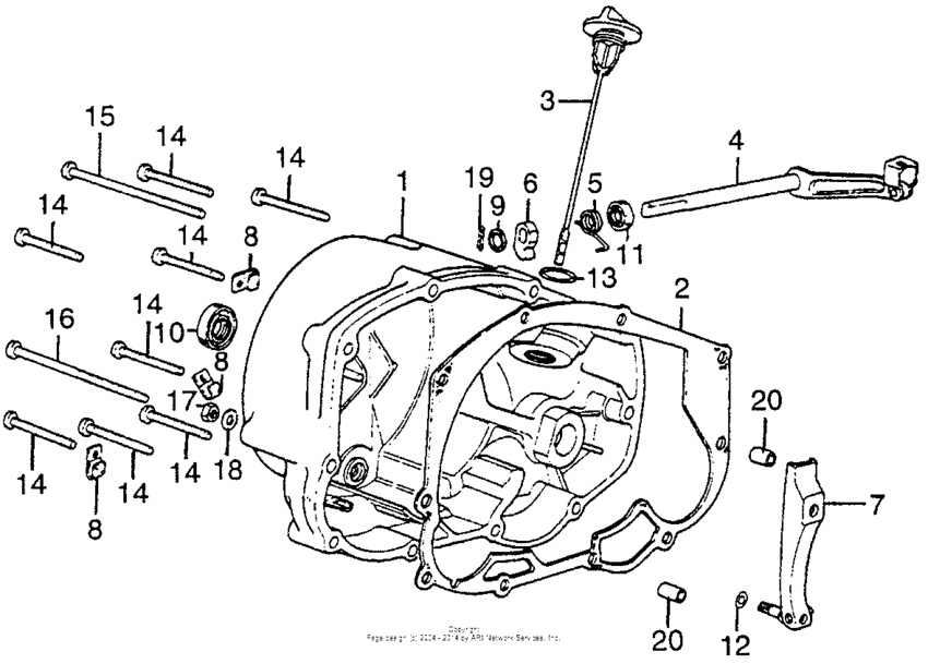 Right crankcase cover