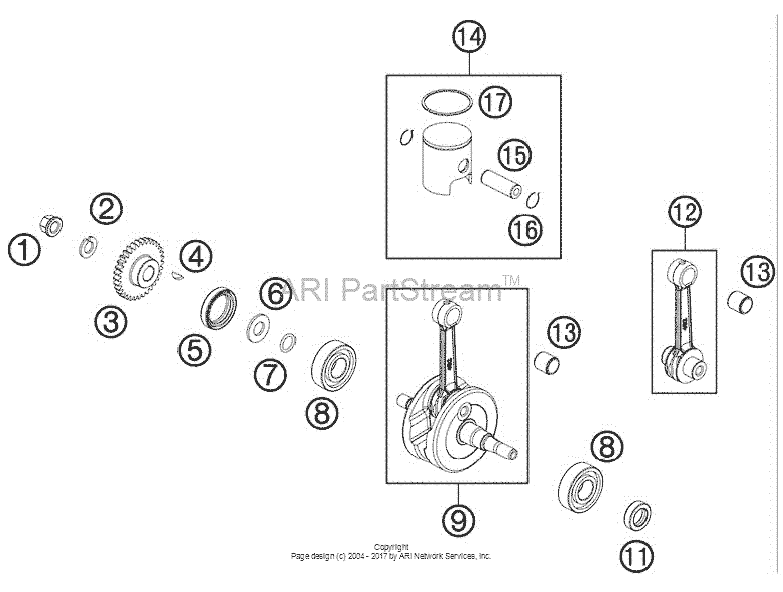 Crankshaft, Piston