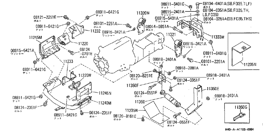 engine & transmission mounting