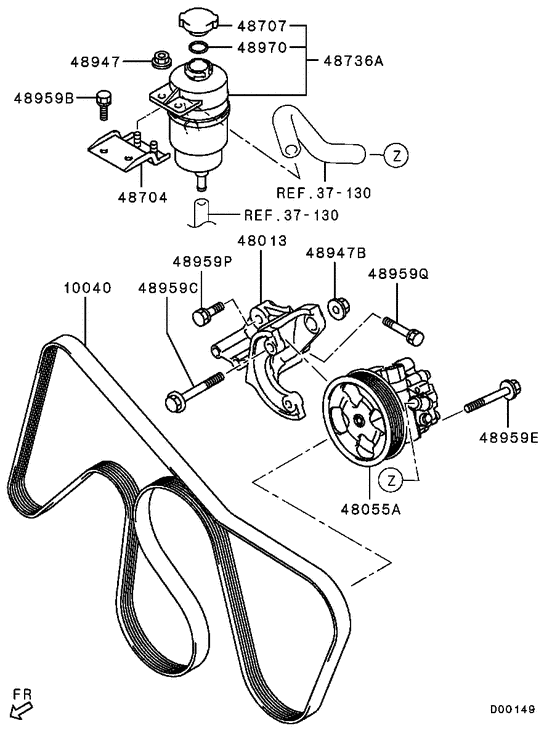 Power steering oil pump