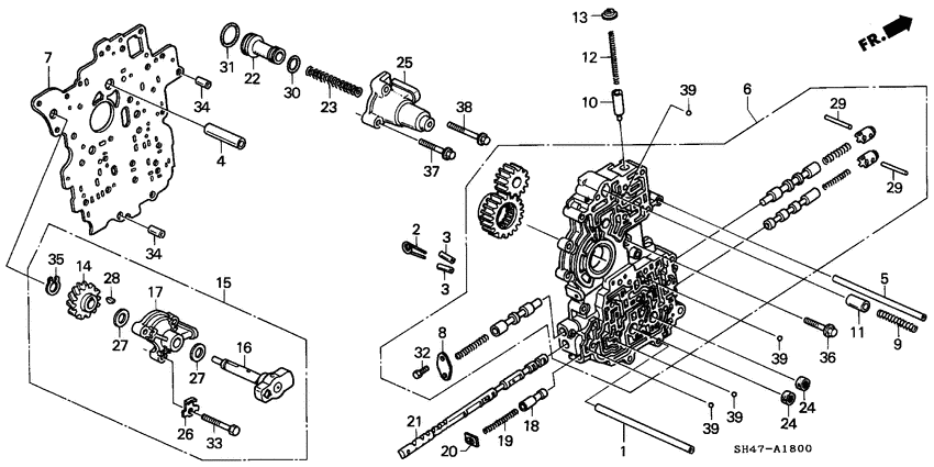 Main valve body