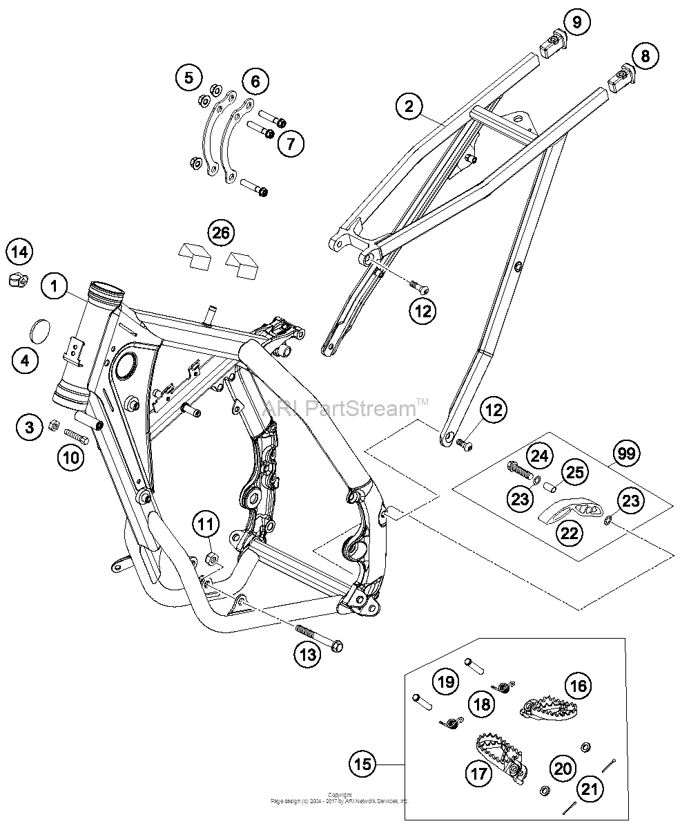 Frame, Sub Frame