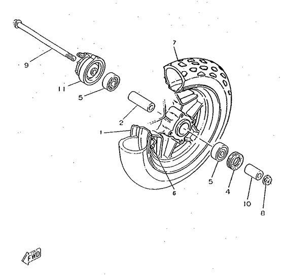 Front wheel