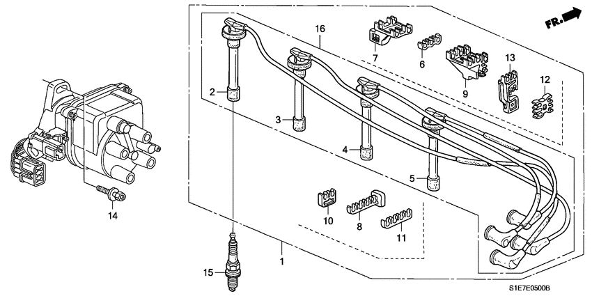 High tension cord/plug