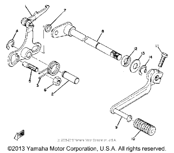Shift shaft