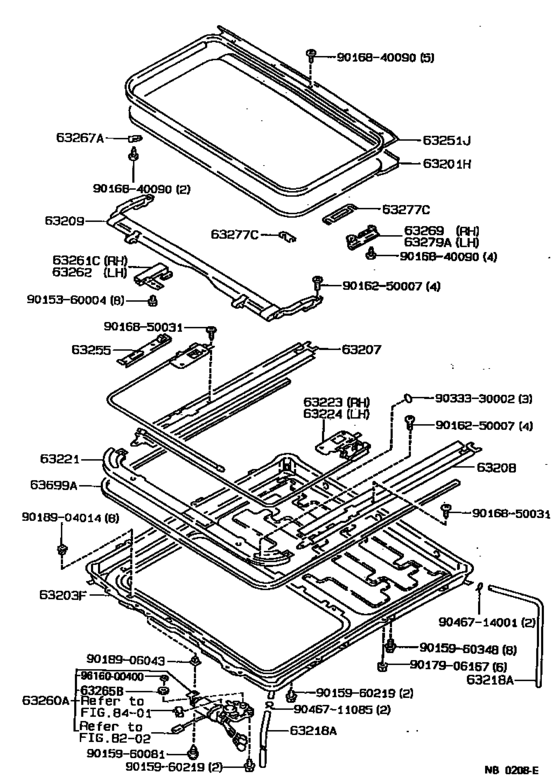 Roof Panel & Back Window Glass