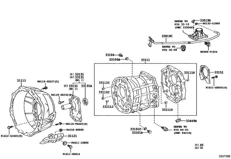 Clutch Housing & Transmission Case (Mtm)
