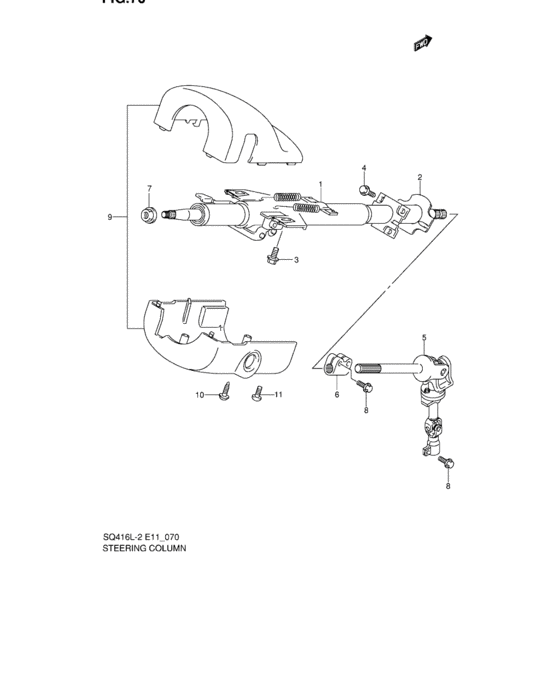 Steering column