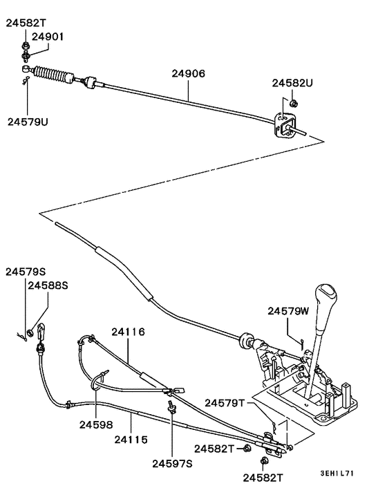 A/t floor shift linkage