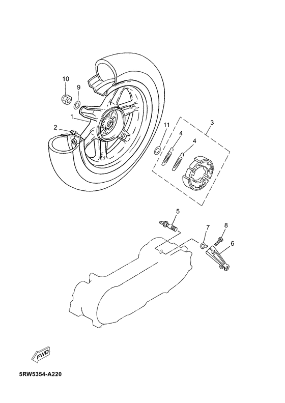 Rear wheel