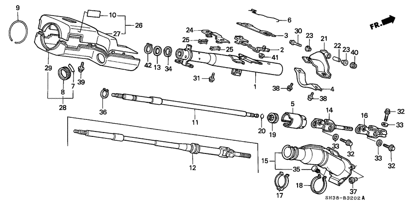 Steering column