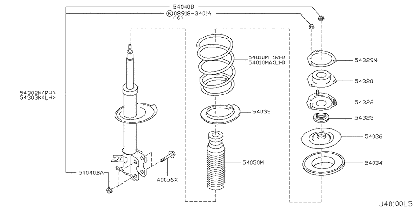 Front suspension
