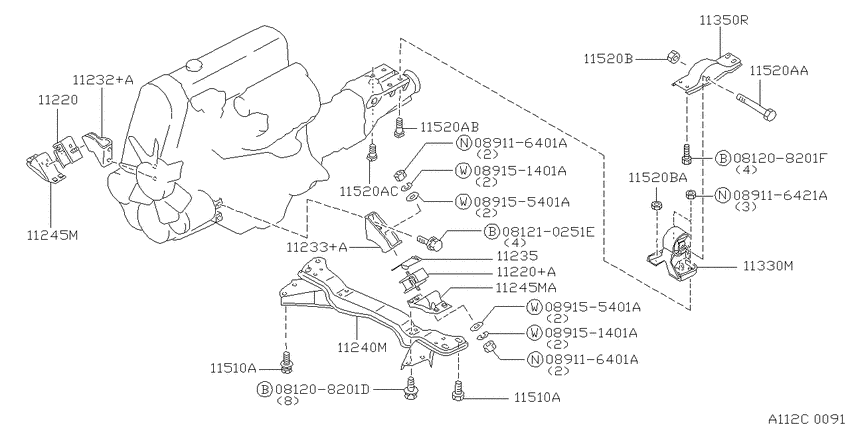 Engine & transmission   mounting