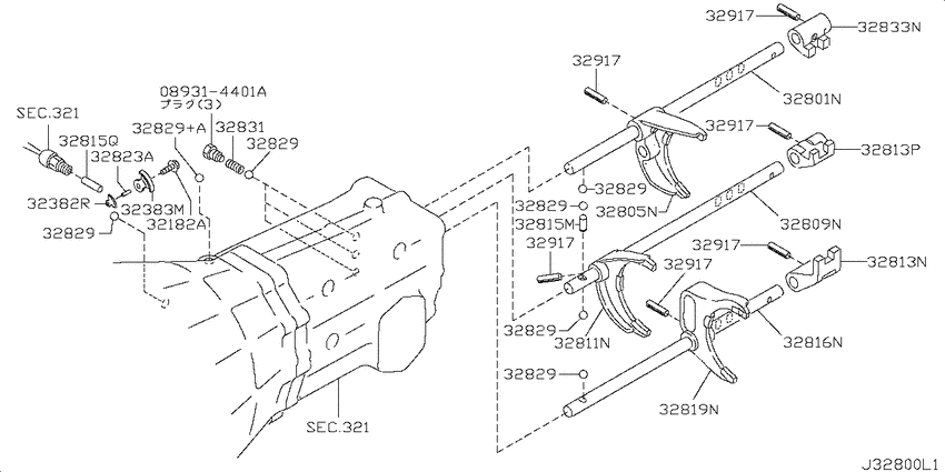 Transmission shift control
