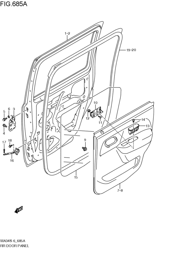 rear door panel