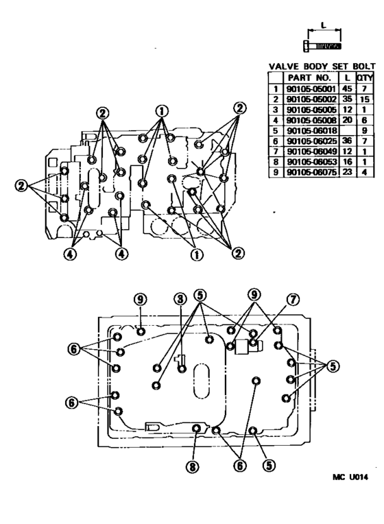 Valve Body & Oil Strainer (Atm)