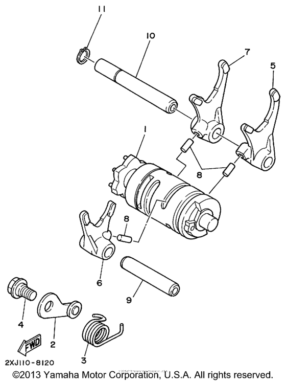 Shift Cam & Fork