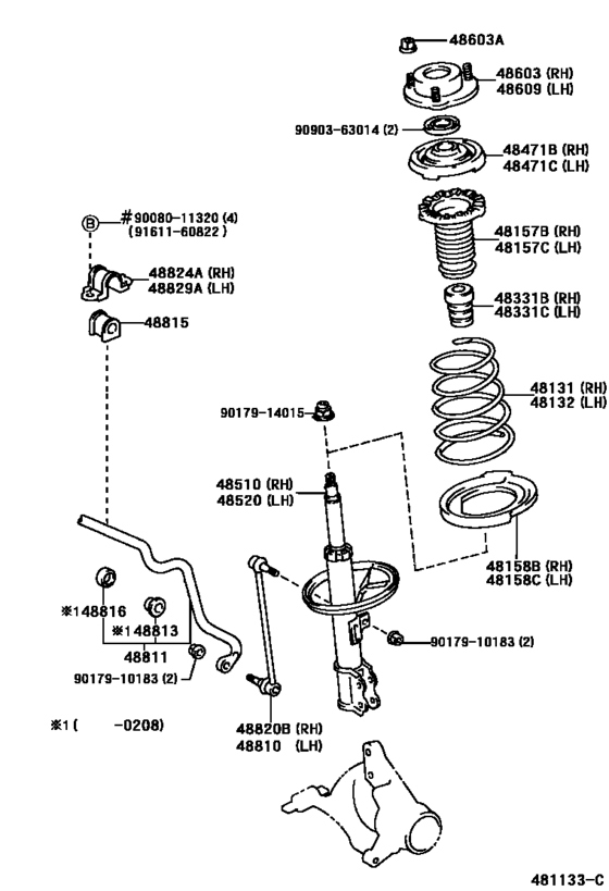 Front Spring & Shock Absorber
