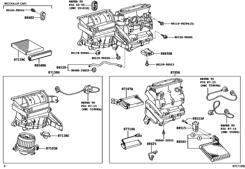 Heating & Air Conditioning - Cooler Unit for 2011 - 2013 Toyota HILUX