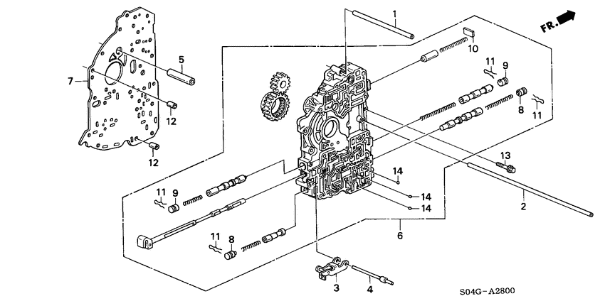 Main valve body