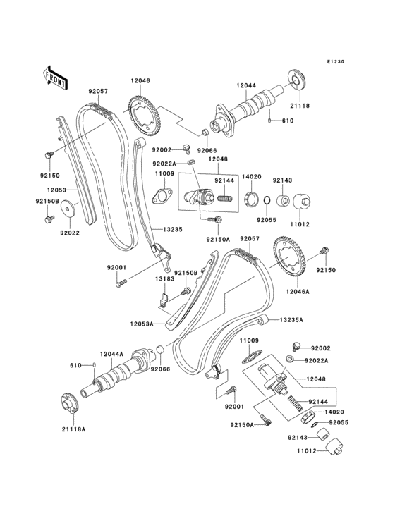 Camshaft(s)/tensioner