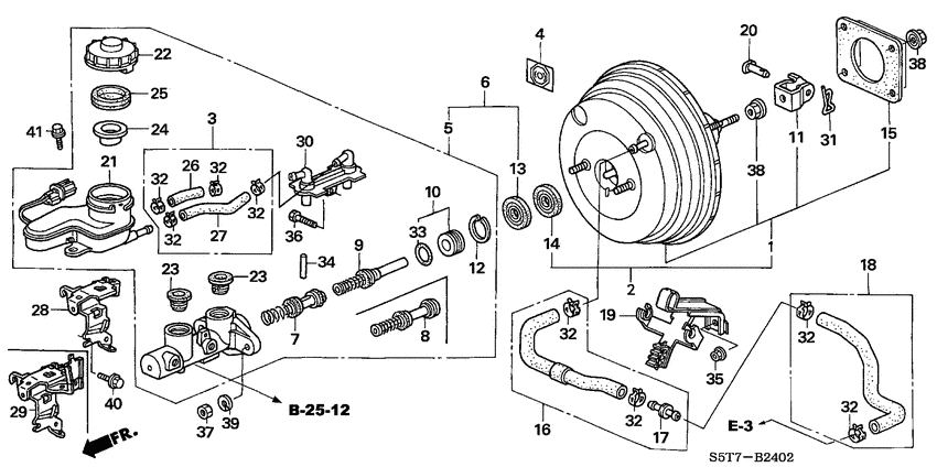 Brake master cylinder/ master power