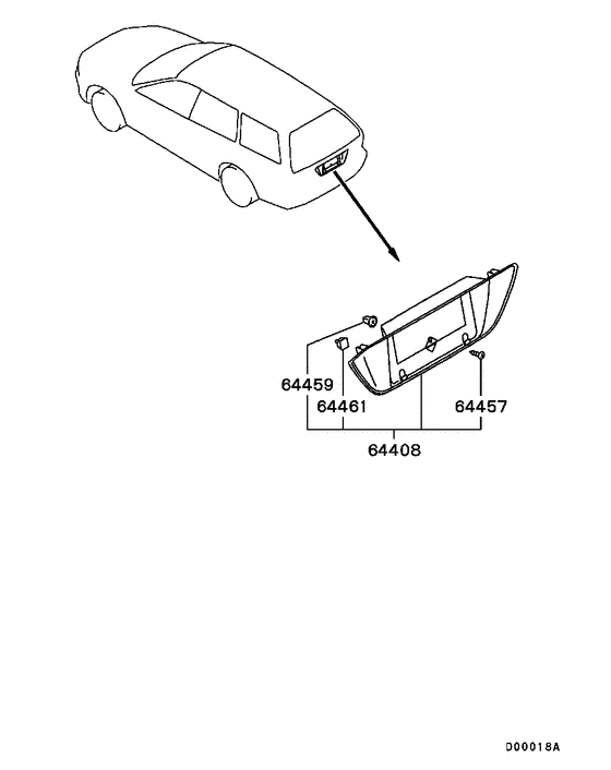 Rear garnish & moulding